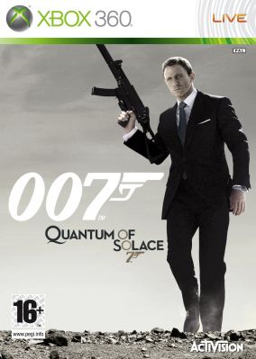 Copertina del gioco James Bond: Quantum of Solace per Xbox 360